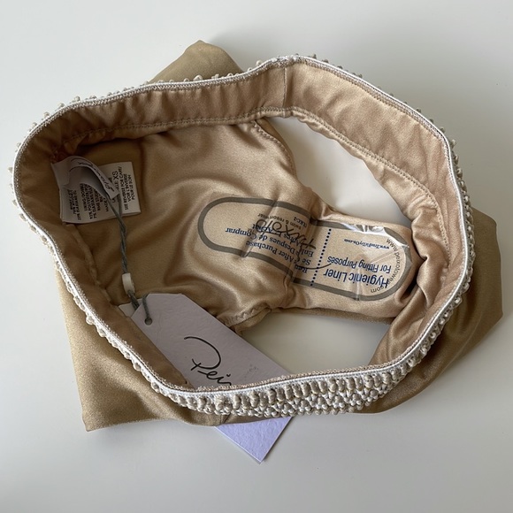 NWT M/XS PEIXOTO mix size bikini set gold light beige metallic stretch pads - Picture 9 of 13